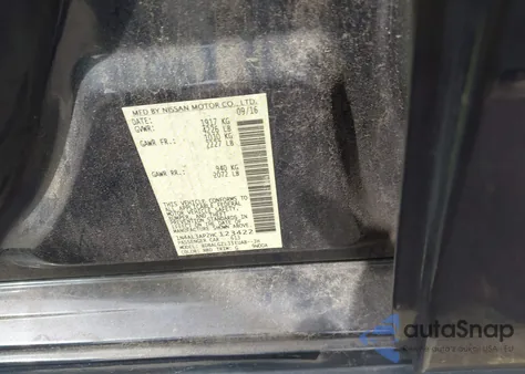 2017 Nissan Altima 2.5 S z USA, uszkodzony, nr VIN 1N4AL3AP2HC123422